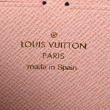 LOUIS VUITTON Louis Vuitton Damier Portofoyille Clemance Rose Ballerine N41626 Ladies Dami Cambus Long Wallet New Damie Ginzo