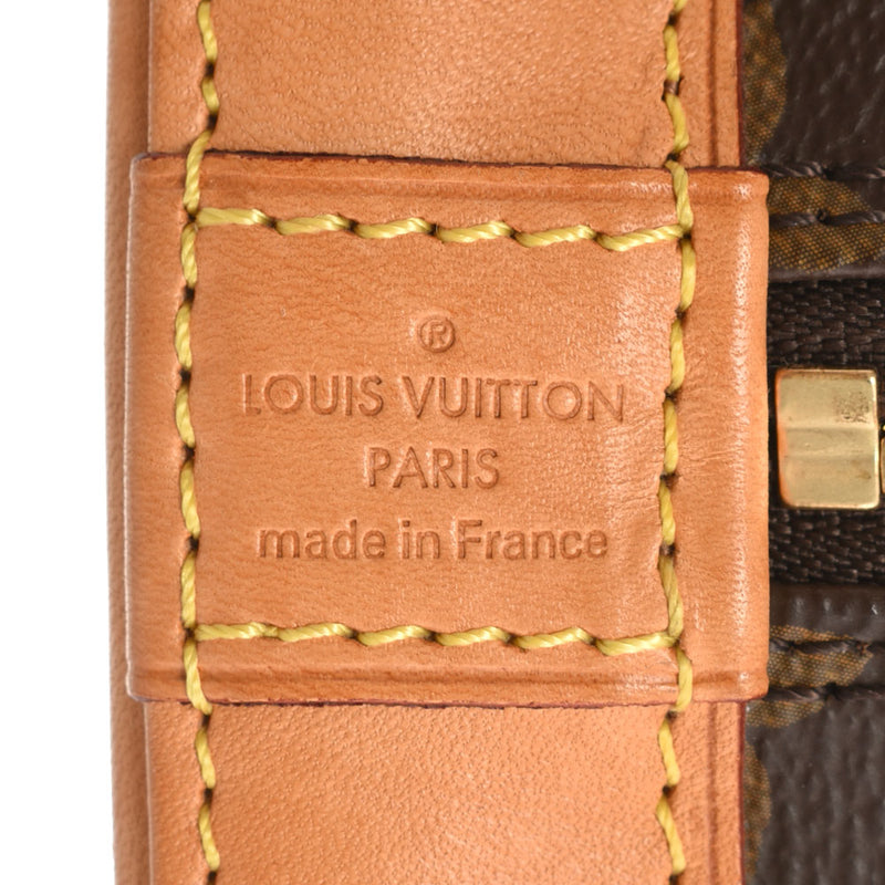 LOUIS VUITTON Louis Vuitton Monogram Alma BB Brown M53152 Ladies Monogram Canvas Handbag AB Rank Used Ginzo