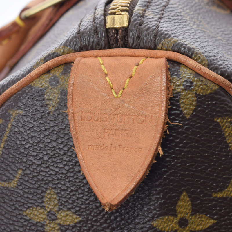 LOUIS VUITTON ルイヴィトン モノグラム スピーディ30 ブラウン M41526 レディース モノグラムキャンバス ハンドバッグ Bランク 中古 銀蔵