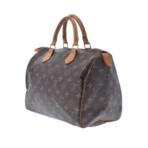 路易威顿路易·维顿（Louis Vuitton）路易威登（Louis Vuitton）会标迅速30棕色M41526女士会标帆布手提包B等级二手Ginzo