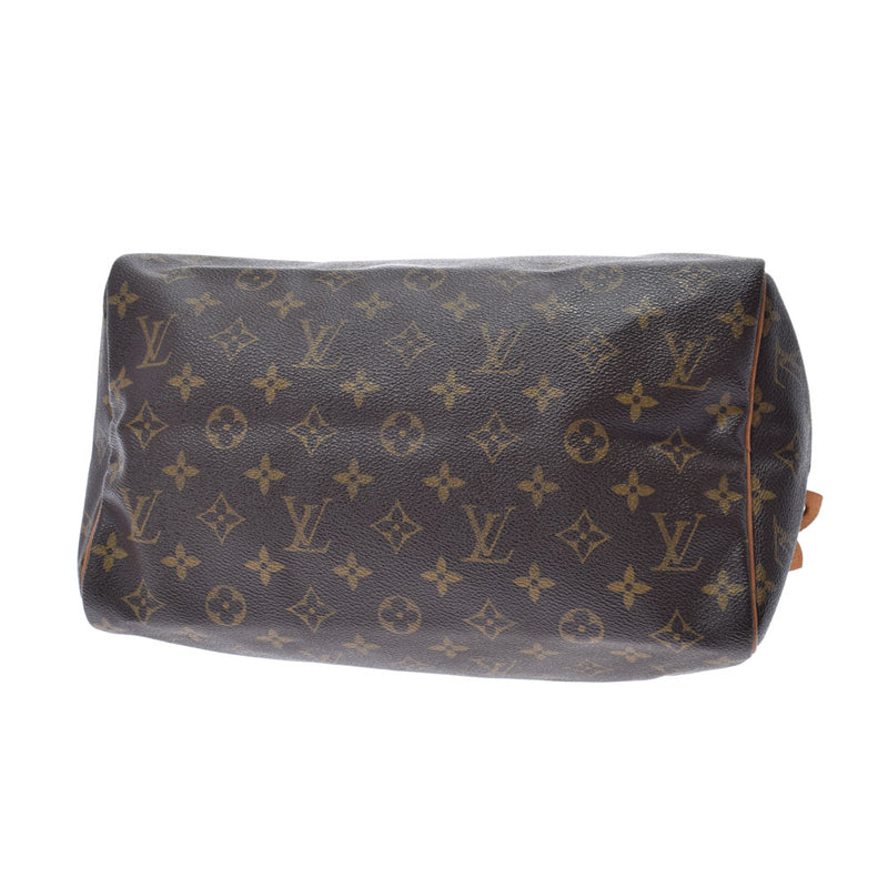 LOUIS VUITTON ルイヴィトン モノグラム スピーディ30 ブラウン M41526 レディース モノグラムキャンバス ハンドバッグ Bランク 中古 銀蔵