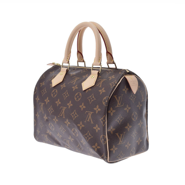 LOUIS VUITTON Louis Vuitton Monogram Speedy 25 Brown M41109 Ladies Monogram Canvas Handbag Unused Ginzo