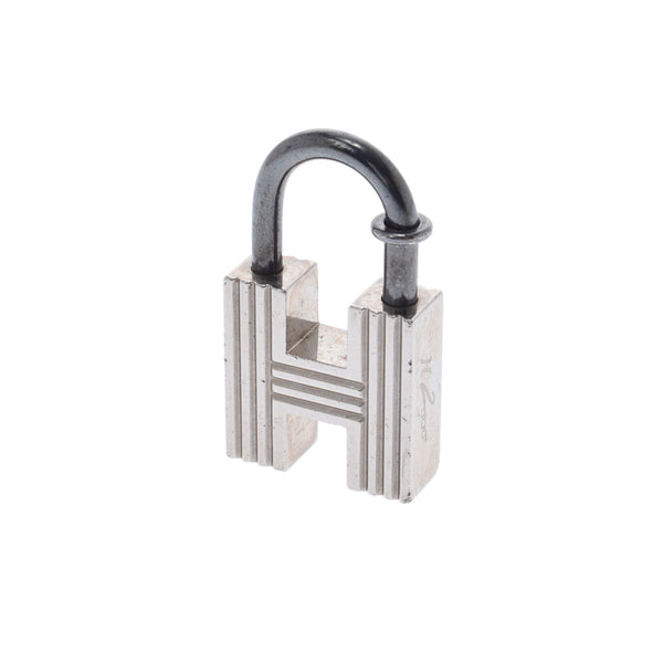 HERMES エルメス Hモチーフカデナ 2000年モデル シルバー金具 ユニセックス チャーム Bランク 中古 銀蔵