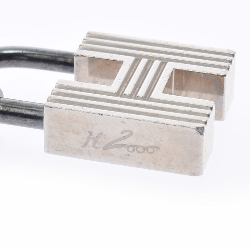 HERMES エルメス Hモチーフカデナ 2000年モデル シルバー金具 ユニセックス チャーム Bランク 中古 銀蔵