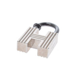 HERMES エルメス Hモチーフカデナ 2000年モデル シルバー金具 ユニセックス チャーム Bランク 中古 銀蔵