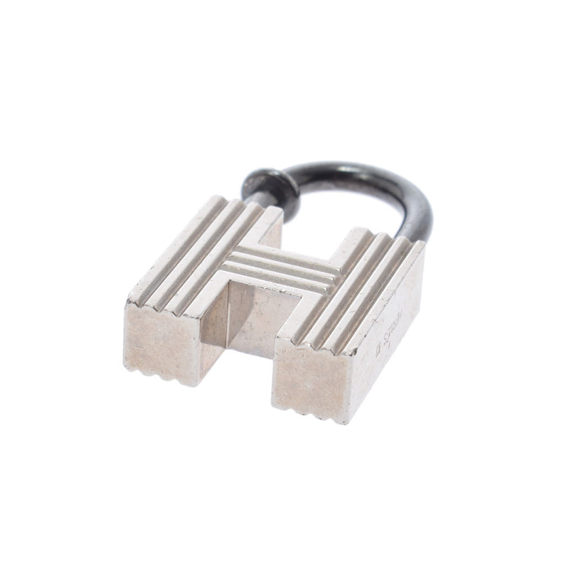 HERMES エルメス Hモチーフカデナ 2000年モデル シルバー金具 ユニセックス チャーム Bランク 中古 銀蔵