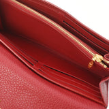 LOUIS VUITTON Louis Vuitton Portofoille Capsine Scarlet M63738 Ladies Torillon Leather Long Wallet B Rank Used Ginzo