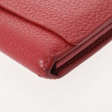 LOUIS VUITTON Louis Vuitton Portofoille Capsine Scarlet M63738 Ladies Torillon Leather Long Wallet B Rank Used Ginzo