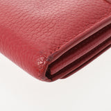 LOUIS VUITTON Louis Vuitton Portofoille Capsine Scarlet M63738 Ladies Torillon Leather Long Wallet B Rank Used Ginzo