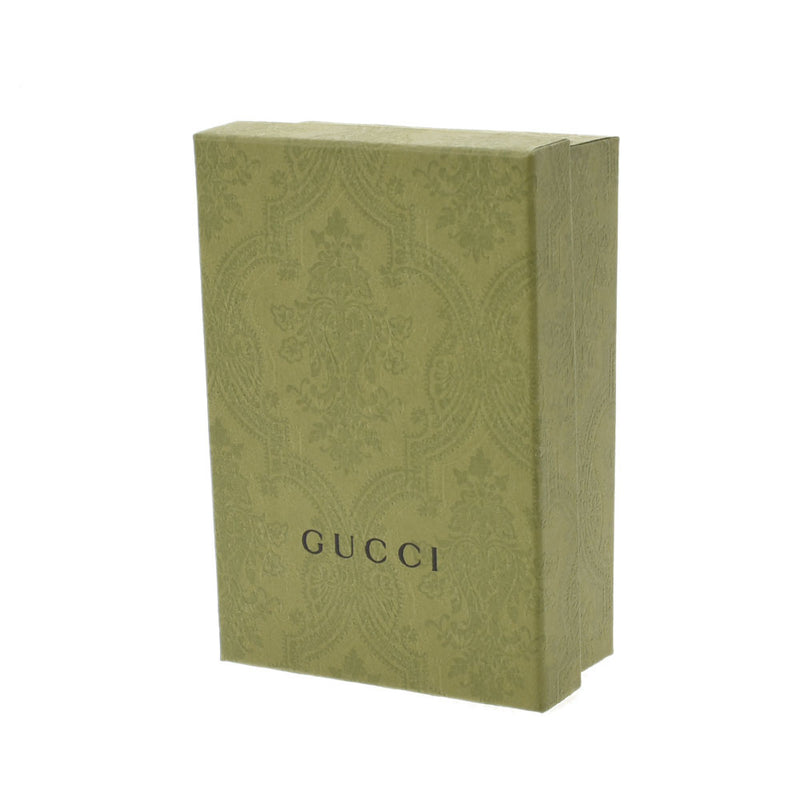 GUCCI Gucci Gucci Off Dear Card Case Tea 523155 Ladies Leather Bi -fold Wallet Unused Ginzo