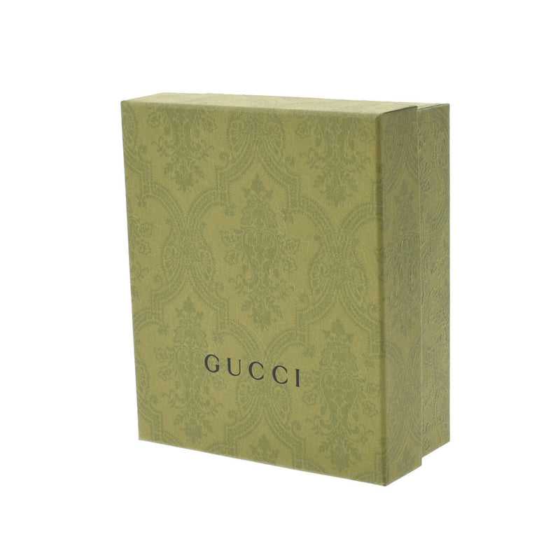 Gucci Gucci GG Marmont中型钱包黑色598587男女通用gg sprom帆布皮革bi-折叠钱包未使用的金佐（Ginzo）