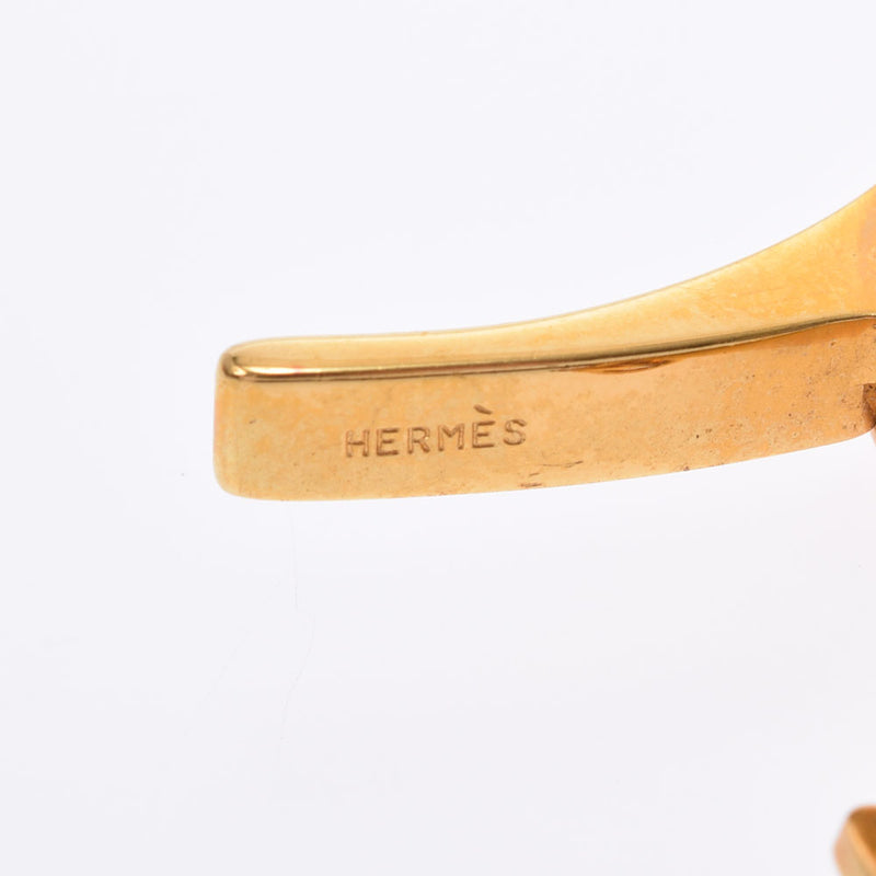 HERMES HERMES手套持有者金支架男女式品牌配件AB级使用Ginzo