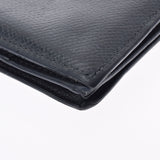 HERMES Hermes Bears Freque Black Gold Bracket □ J engraved (around 2006) Unisex Epson Long Wallet C Rank Used Ginzo