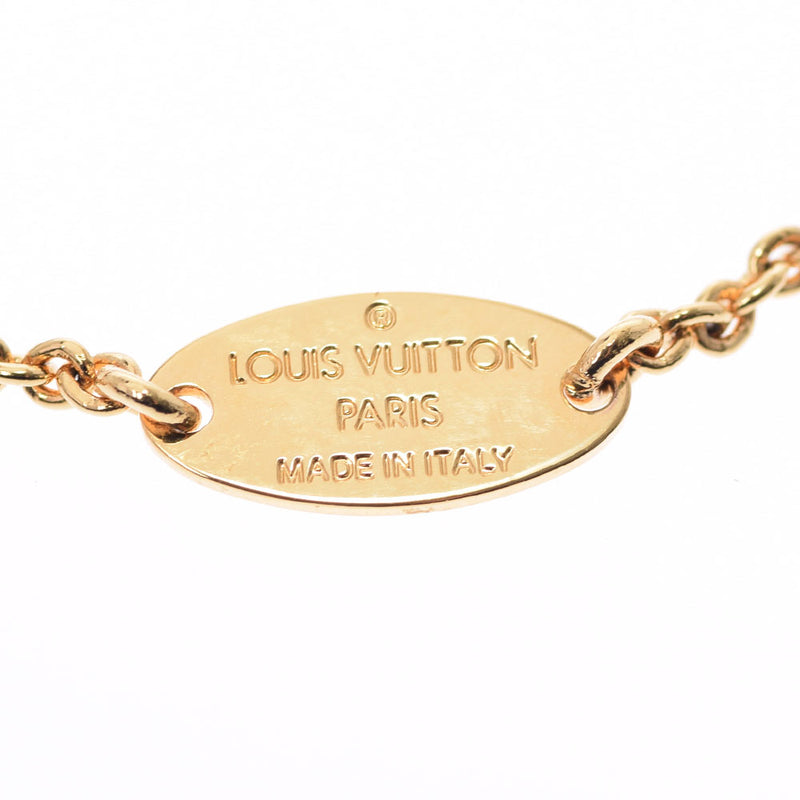 LOUIS VUITTON Louis Vuitton Essential V Gold M61084 Ladies Bracelet A Rank used Ginzo