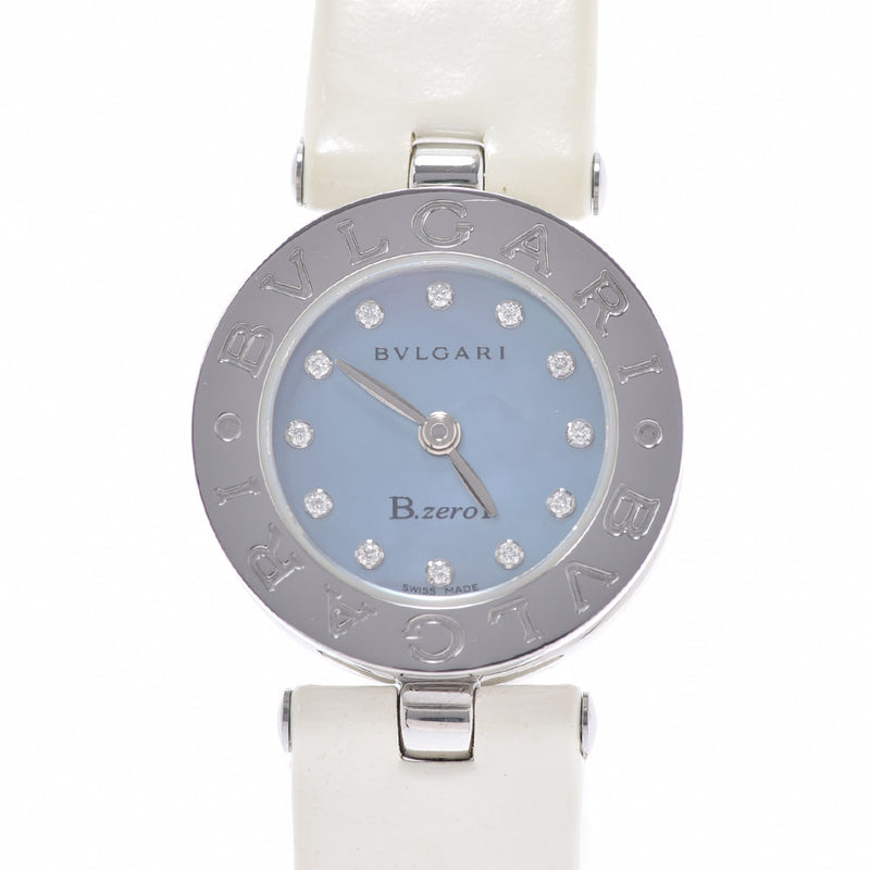 BVLGARI B-zero1 12Pダイヤ ブルーシェル 腕時計