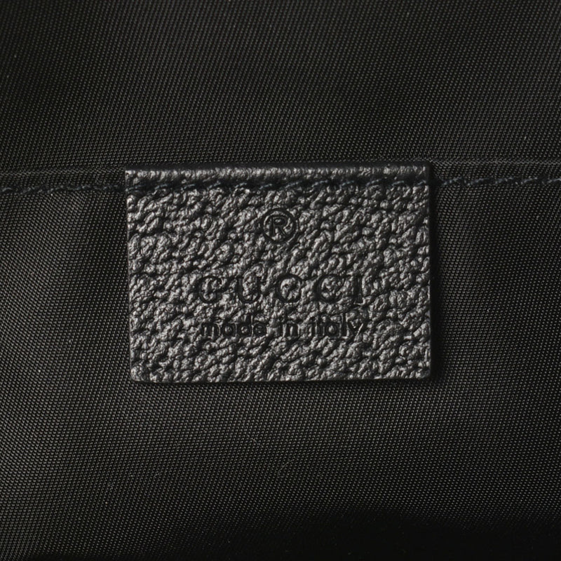Gucci Gucci网格黑色625850 gg尼龙肩袋未使用的金佐