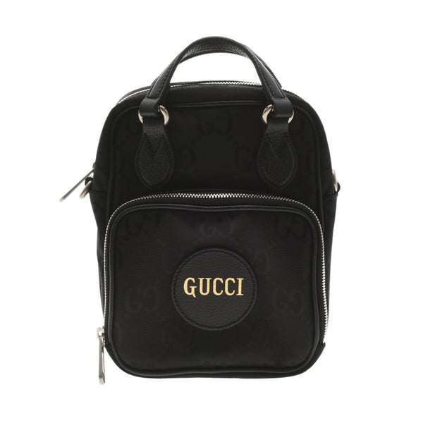 GUCCI Gucci Off The Grid Black 625850 Unisex GG Nylon Shoulder Bag Unused Ginzo