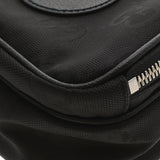 Gucci Gucci网格黑色625850 gg尼龙肩袋未使用的金佐