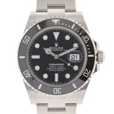 [Cash special price] ROLEX Rolex Submarina Black Bezel 126610LN Men's SS Watch Automatic Black Dial Unused Ginzo
