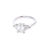 Other diamonds 2.03CT I-vs1 D0.273ct single diamond 10.5 Ladies PT950 Platinum Ring / Ring A Rank used Ginzo