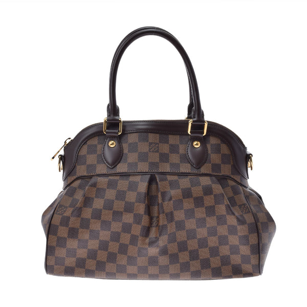 LOUIS VUITTON Louis Vuitton Damier Trevi PM 2WAY Bag Brown N51997 Ladies Dami Cambus Handbag A Rank used Ginzo