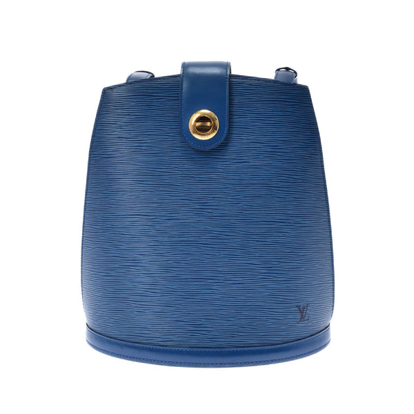LOUIS VUITTON Louis Vuitton Epi Cluny Blue M52255 Ladies Epi Leather Shoulder Bag AB Rank Used Ginzo