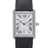Cartier Cartier Tank Mast Watch WSTA0040 Men's SS/Leather Watch Automatic Silver Dial A Rank used Ginzo