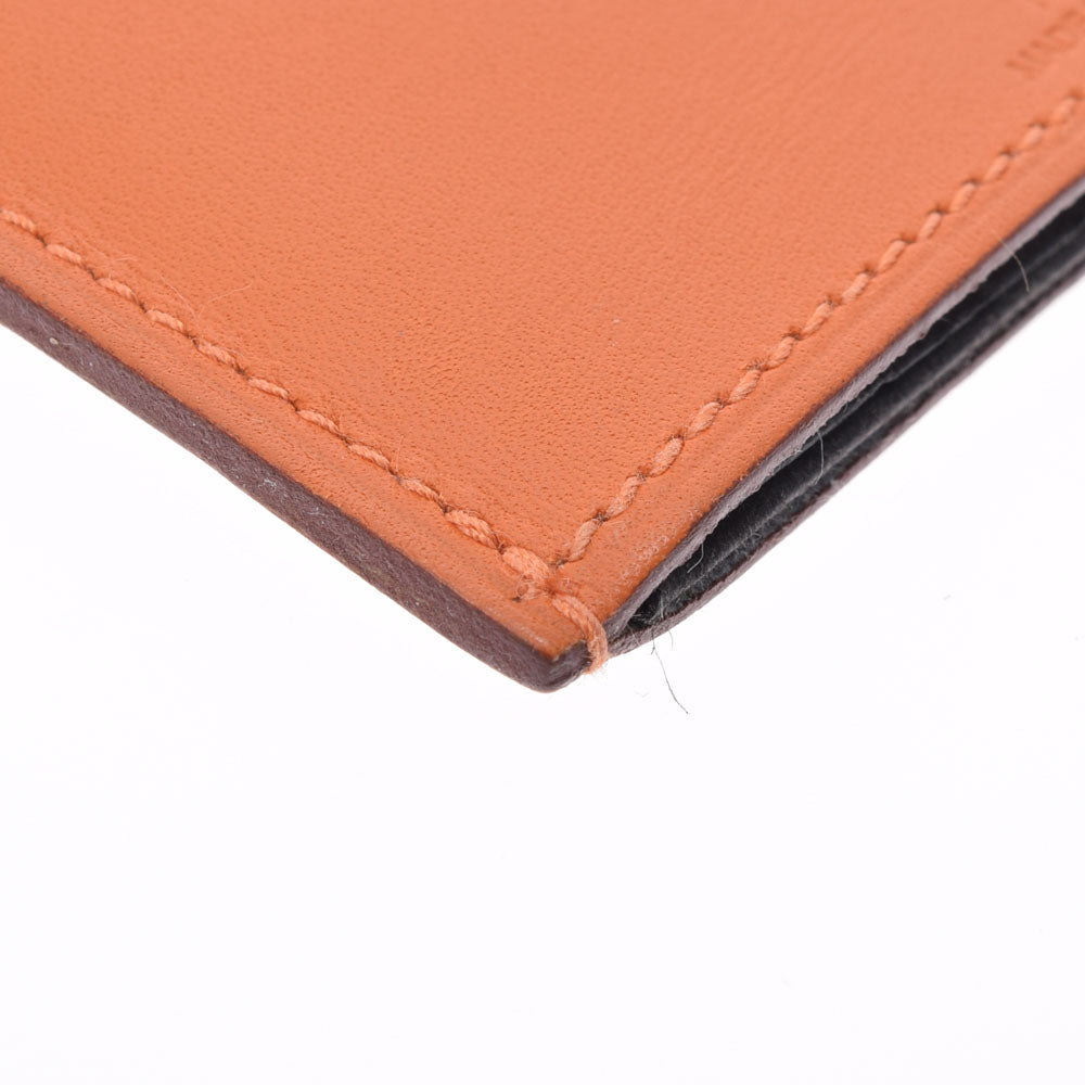 エルメスランプドポッシュ ポケットライト オレンジ レディース レザー