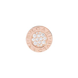 Bvlgari Bulgari Bulgari Bulgari Bulgari Bulgari Single Pierce Diamond Ladies K18pg刺穿了级别的Ginzo