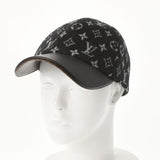 LOUIS VUITTON Louis Vuitton Carry On Black Size M M76712 Men's Wool 100 % (100 % lining silk) Cap AB Rank Used Ginzo