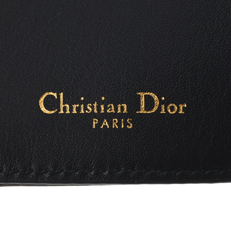 克里斯蒂安·迪奥（Christian dior Christian dior Lotus）钱包oburi knavy gold bracket女士jacquard trice钱包未使用的金佐（Ginzo）
