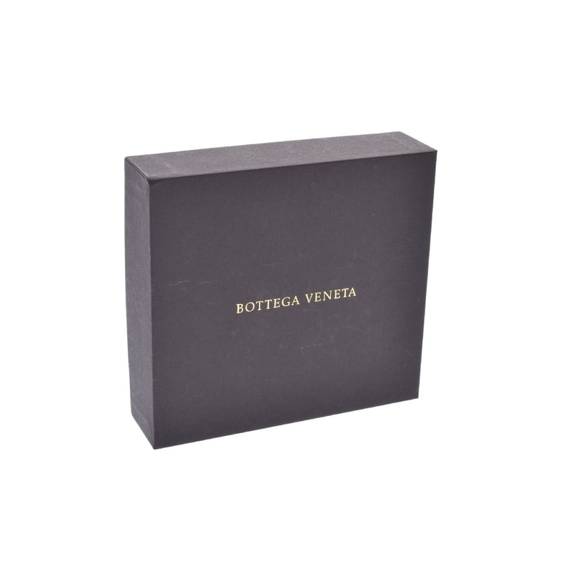 BOTTEGAVENETA ボッテガヴェネタ イントレチャート ラウンドファスナー 青/黄 ユニセックス レザー 二つ折り財布 Aランク 中古 銀蔵