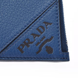 PRADA Prada Blue 2MC021 Men's Leather Coin Case Unused Ginzo