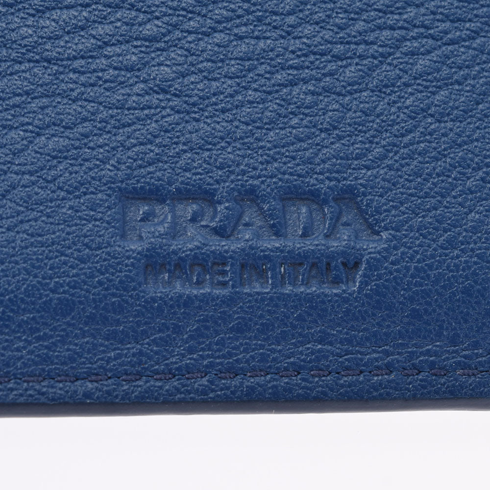 プラダ名刺入れ 青 ユニセックス カードケース 2MC035 PRADA – 銀蔵