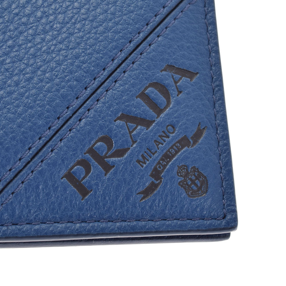 プラダ名刺入れ 青 ユニセックス カードケース 2MC035 PRADA – 銀蔵