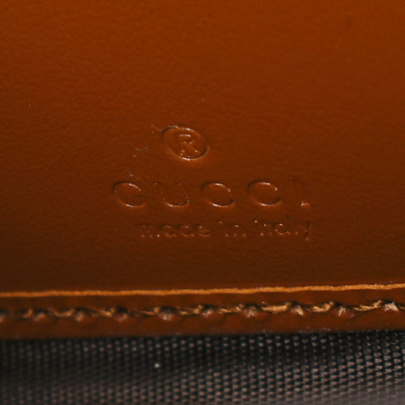 GUCCI Gucci Round Fastener Brown 448087 Ladies Leather Long Wallet Unused Ginzo
