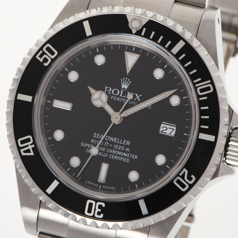 ROLEX ロレックス シードウェラー 16600 メンズ SS 腕時計 自動巻き 黒文字盤 Aランク 中古 銀蔵