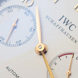 IWC SCHAFFHAUSEN アイダブリューシー シャフハウゼン ポルトギーゼ 7デイズ IW500114 メンズ SS/革 腕時計 自動巻き シルバー文字盤 Aランク 中古 銀蔵