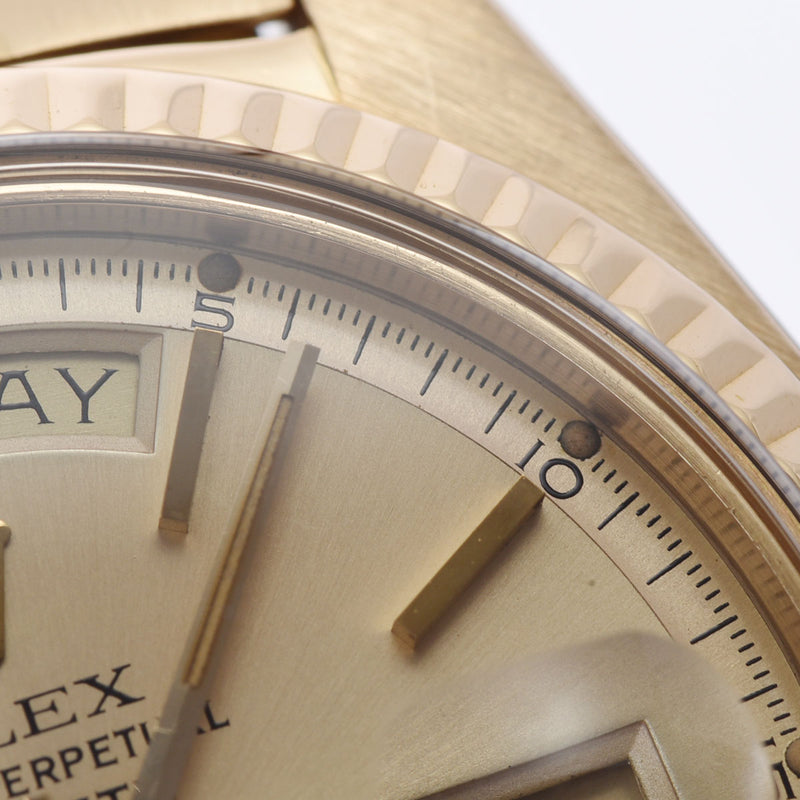ROLEX ロレックス デイデイト アンティーク 1803 メンズ YG 腕時計 自動巻き シャンパン文字盤 Aランク 中古 銀蔵