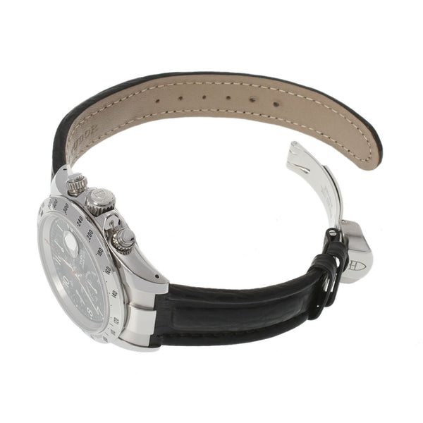 TUDOR チュードル クロノタイム プリンスデイト タイガー  79280P メンズ SS/革 腕時計 自動巻き 黒文字盤 Aランク 中古 銀蔵
