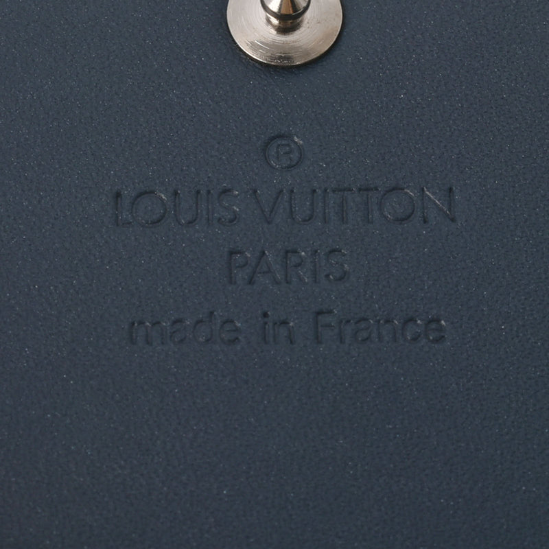 LOUIS VUITTON ルイヴィトン モノグラムマット 両面財布 ネイビー M65115 ユニセックス モノグラムマット 二つ折り財布 ABランク 中古 銀蔵