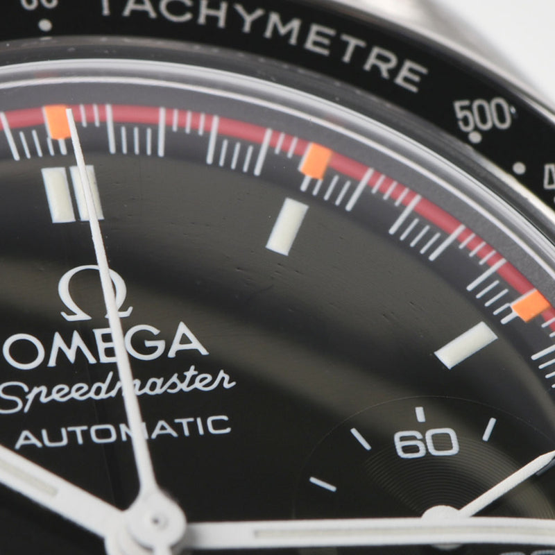 OMEGA オメガ スピードマスター レーシングシューマッハ 6000本限定 3518.50 メンズ SS 腕時計 自動巻き 黒文字盤 Aランク 中古 銀蔵