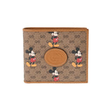 GUCCI グッチ DISNEYコラボ ブラウン ベージュ 602549 メンズ GGスプリームキャンバス  二つ折り財布 Aランク 中古 銀蔵