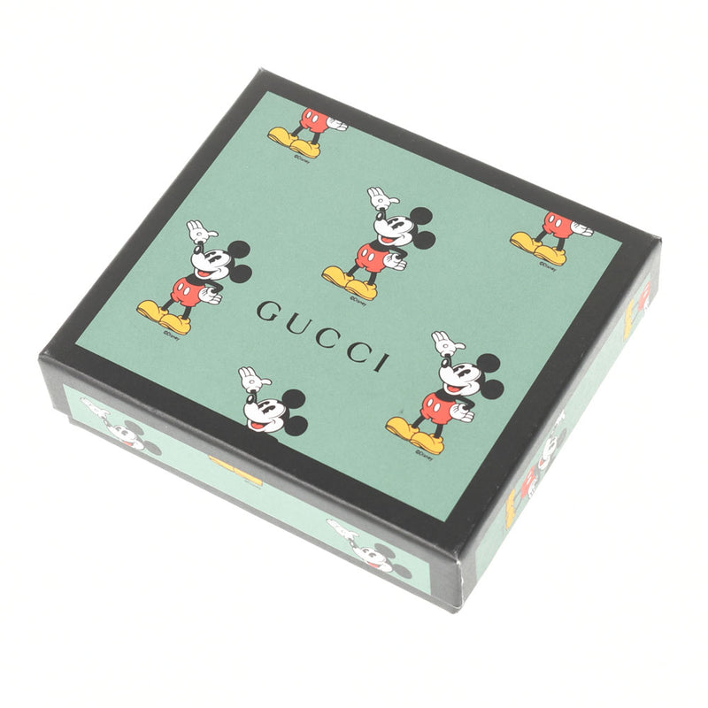 GUCCI グッチ DISNEYコラボ ブラウン ベージュ 602549 メンズ GGスプリームキャンバス  二つ折り財布 Aランク 中古 銀蔵