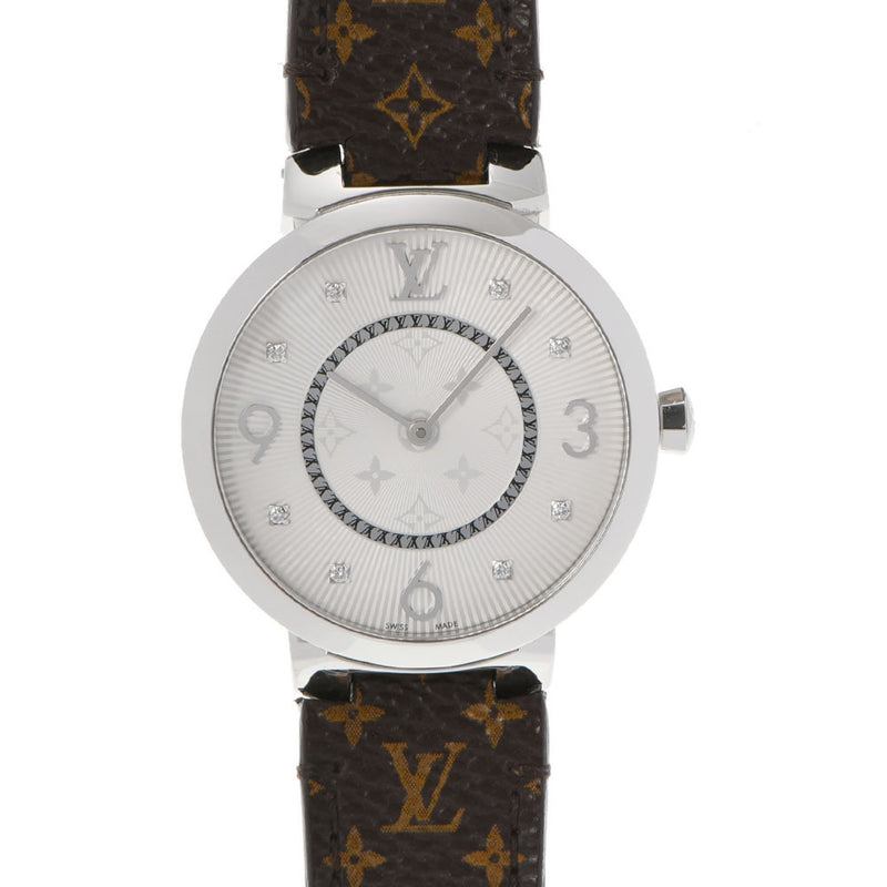 ルイヴィトンタンブールスリムMM 8Pダイヤ ボーイズ 腕時計 Q13MJB LOUIS VUITTON 中古 – 銀蔵オンライン