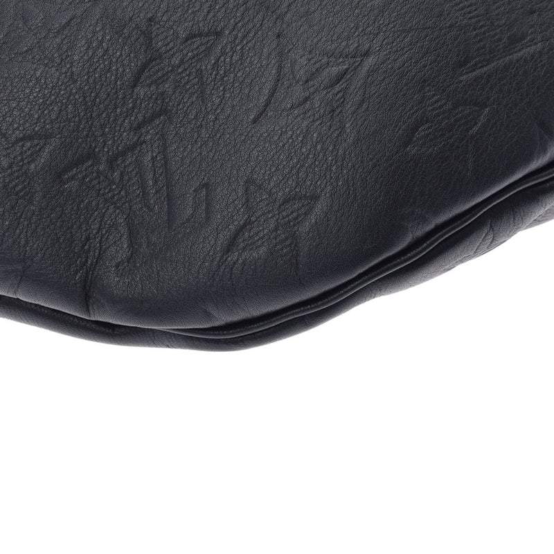 LOUIS VUITTON ルイヴィトン モノグラム シャドウ ディスカバリーバムバッグNM 黒 M44388 メンズ レザー ボディバッグ ABランク 中古 銀蔵