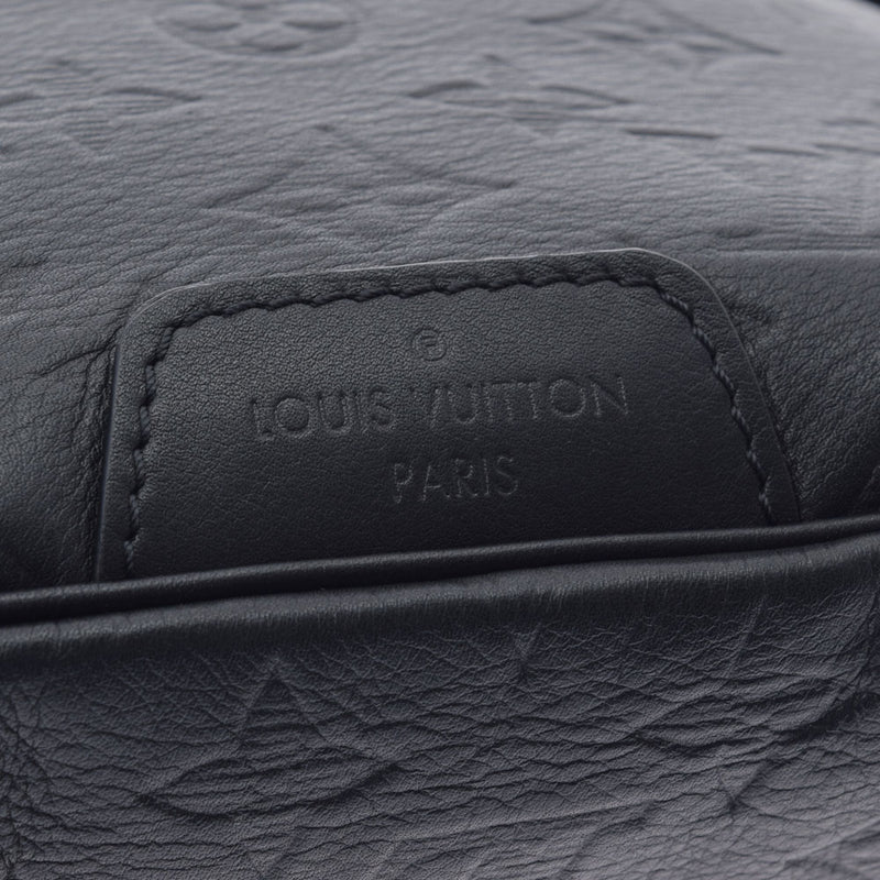 LOUIS VUITTON ルイヴィトン モノグラム シャドウ ディスカバリーバムバッグNM 黒 M44388 メンズ レザー ボディバッグ ABランク 中古 銀蔵
