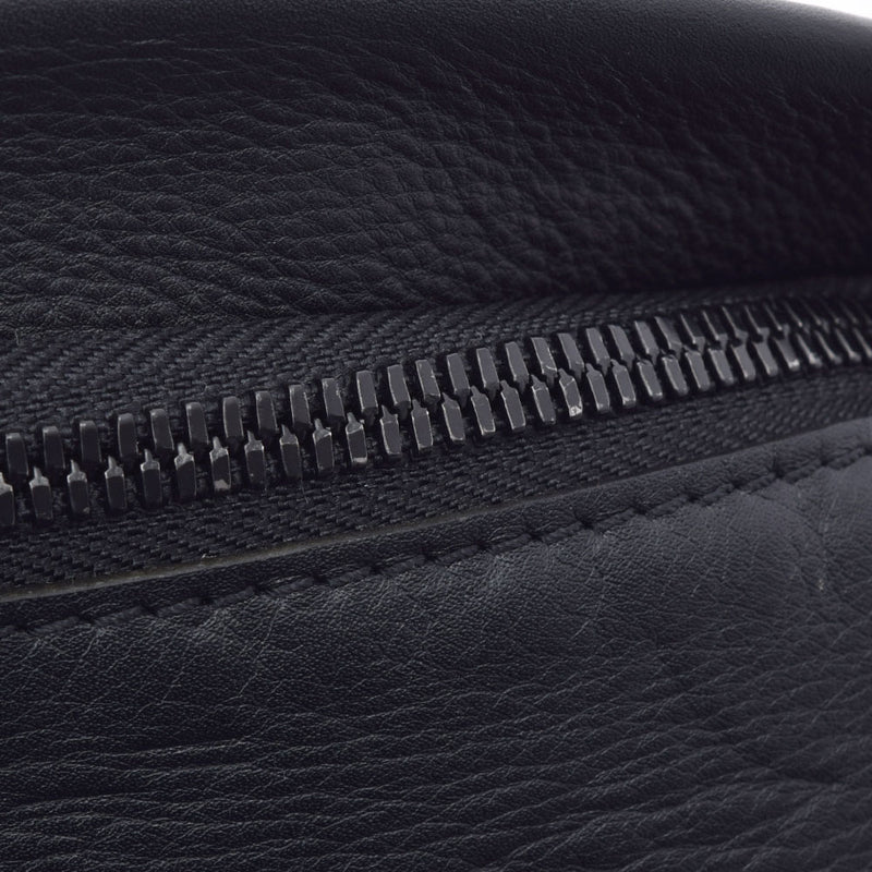 LOUIS VUITTON ルイヴィトン モノグラム シャドウ ディスカバリーバムバッグNM 黒 M44388 メンズ レザー ボディバッグ ABランク 中古 銀蔵