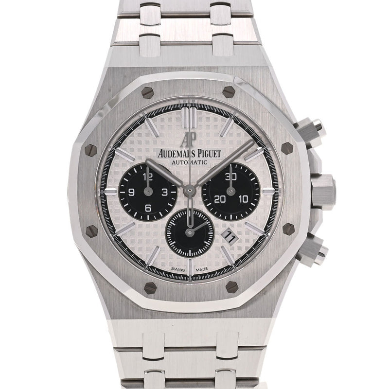 AUDEMARS PIGUET オーデマピゲ ロイヤルオーク クロノグラフ 26331ST.OO.1220ST.03 メンズ SS 腕時計 自動巻き シルバー/ブラック文字盤 Aランク 中古 銀蔵