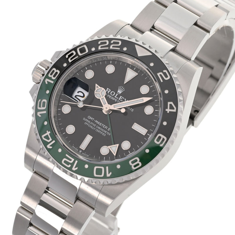 ROLEX ロレックス GMTマスター2 レフティー 126720VTNR メンズ SS 腕時計 自動巻き ブラック文字盤 未使用 銀蔵